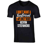 Kevin Stefanski Boyfriend Cleveland Football Fan T Shirt