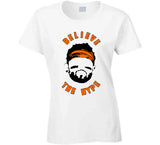 Baker Mayfield Believe The Hype Cleveland Football Fan v3 T Shirt