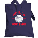 Andres Gimenez Property Of Cleveland Baseball Fan T Shirt