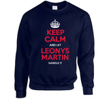 Leonys Martin Keep Calm Cleveland Baseball Fan T Shirt