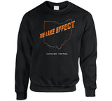 The Lake Effect Cleveland Football Fan Distressed T Shirt