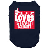 Steven Kwan This Guy Loves Cleveland Baseball Fan T Shirt