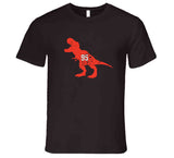 Myles Garrett Jurassic Park T Rex Silhouette Cleveland Football Fan T Shirt