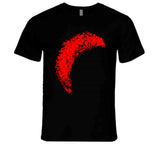 Yasiel Puig Wild Horse Mohawk Silhouette Cleveland Baseball Fan T Shirt