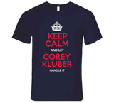 Corey Kluber Keep Calm Cleveland Baseball Fan T Shirt
