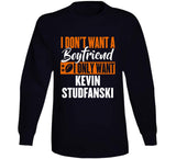 Kevin Stefanski Studfanski Boyfriend Cleveland Football Fan T Shirt