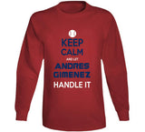 Andres Gimenez Keep Calm Cleveland Baseball Fan V2 T Shirt