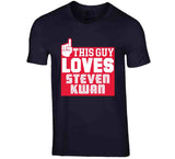 Steven Kwan This Guy Loves Cleveland Baseball Fan T Shirt