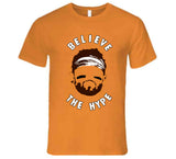 Baker Mayfield Believe The Hype Cleveland Football Fan T Shirt