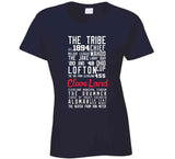The Legend Of Cleveland Banner Cleveland Baseball Fan T Shirt