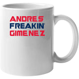 Andres Gimenez Freakin Cleveland Baseball Fan V4 T Shirt