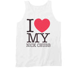 I Heart My Chubb Nick Chubb Cleveland Football Fan T Shirt