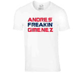 Andres Gimenez Freakin Cleveland Baseball Fan V4 T Shirt