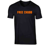 Free Chubb Nick Chubb Run The Damn Ball Cleveland Football Fan  T Shirt