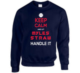 Myles Straw Keep Calm Cleveland Baseball Fan T Shirt