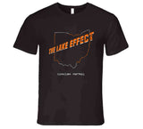 The Lake Effect Cleveland Football Fan Distressed T Shirt