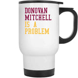 Donovan Mitchell Is A Problem Cleveland Basketball Fan V2 T Shirt
