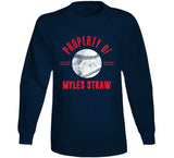 Myles Straw Property Of Cleveland Baseball Fan T Shirt