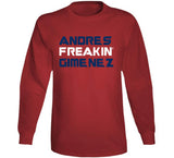 Andres Gimenez Freakin Cleveland Baseball Fan V2 T Shirt