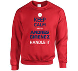 Andres Gimenez Keep Calm Cleveland Baseball Fan V2 T Shirt