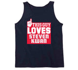 Steven Kwan This Guy Loves Cleveland Baseball Fan T Shirt