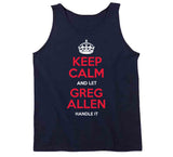 Greg Allen Keep Calm Cleveland Baseball Fan T Shirt