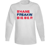 Shane Bieber Freakin Cleveland Baseball Fan V4 T Shirt