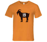 Bernie Kosar Goat 19 Legend Cleveland Football Fan Orange T Shirt