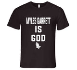 Myles Garrett Is God Cleveland Football Fan V2 T Shirt