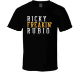 Ricky Rubio Freakin Cleveland Basketball Fan T Shirt