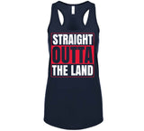 Straight Outta The Land Cleveland Baseball Fan T Shirt
