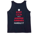 Andres Gimenez Keep Calm Cleveland Baseball Fan T Shirt