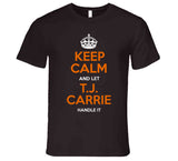 Tj Carrie Keep Calm Cleveland Football Fan T Shirt