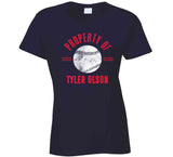 Tyler Olson Property Cleveland Baseball Fan T Shirt