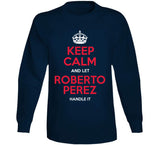 Roberto Perez Keep Calm Cleveland Baseball Fan T Shirt