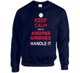 Andres Gimenez Keep Calm Cleveland Baseball Fan T Shirt