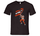 Plant The Flag Ohio Baker Mayfield Cleveland Football Fan Distressed T Shirt