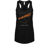 The Lake Effect Cleveland Football Fan Distressed T Shirt
