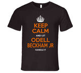 Odell Beckham Jr Keep Calm Cleveland Football Fan T Shirt