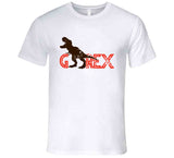Myles Garrett G Rex Silhouette Cleveland Football Fan White T Shirt