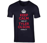 Tyler Olson Keep Calm Cleveland Baseball Fan T Shirt