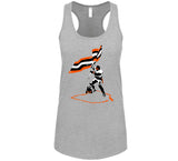 Baker Mayfield Plant The Flag Ohio Silhouette Cleveland Football Fan Distressed T Shirt