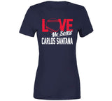 Carlos Santana Love Me Some Cleveland Baseball Fan T Shirt