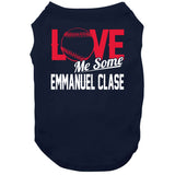 Emmanuel Clase Love Me Some Cleveland Baseball Fan T Shirt