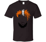 Odell Beckham Big Head Silhouette Cleveland Football Fan T Shirt
